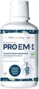 TeraGanix Organic Liquid Probiotic (30 Day Supply), Gut Health Supplement, Dr. Formulated for Adulți & Kids, Îmbunătățește Funcția Immune, Digestion & Nutrient Absorbtion, 6 Mil CFU/ml (16 fl oz)