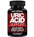 Acid uric Culoare pentru suport gută - 120 capsule - Suport renal Curățare Detoxifiere & Reparație, vezica biliară și probleme de tract urinar - esențiale pentru dezintoxicare și sprijin comun - Extract de afine