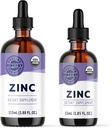 Vimergy USDA Zinc organic (115ml) și (55ml) Bundle