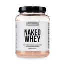 NUKED căpșuni pulbere de proteine de căpșuni, numai 3 ingrediente, 25g iarbă praf de proteine Fed Whey, Ajutor de creștere musculară și recuperare - 24 serviri
