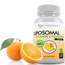 Vitamina lipozomala C 1400 mg per servire - 180 Capsule vegetale Acid ascorbic de absorbţie ridicată, Complexul Lipo-Sferic Vitamina C Suplimentul de suport imun cu antioxidanti puternici şi rapel de colagen