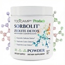 Sobolit Zeolite Detoxifiere - 7.05 oz Zeolite pulbere Supliment pentru corp complet dezintoxicare - Gut Cleanse, Cellular Ficat Detoxifiere 