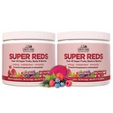ŢARA Ferme Super Roşii, Energizant Polyfenol Superfood, Peste 40 Super Fructe şi Berrii, Antioxidanţi Puternici şi Polifenoli, Suporturi Energie, Suporturi Circulaţie, 40 Serviri, Berry mixt