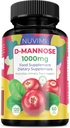 D Manose 120 capsule - 1000 mg per doză - Supliment alimentar ajută la promovarea sănătății tractului urinar - Natural Vegan UTI apărare