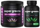 NutraChamps Super Verzi Pulbere antioxidantă și Super Greens Capsule