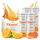 SEMNIFY NATURĂ Vitamina C 1000 mg Tablete efervescente - Suport imun potent VIT C cu supliment de zinc - Zahar-Free & Vegan Formula 