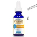 Vitamina D3 K2 picături lichide - Vitamina lichidă-D3 2000 UI Per picătură cu suplimente K2 pentru adulți și copii - VIT D pentru oase sănătoase, inimă și sănătate imună - Vitamina D K2 MK7 picături 1 Oz