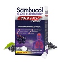 Sambucol tablete de relief pentru răceală și gripă - Homeopatic Rece Medicine, Rece Remediu pentru adulți, Black Elderberry pentru răceli, Zinc rece Remediu - 60 Conte