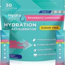 Electrolit Pudră de zahăr-Free Hidratare Pachete de căpșuni Limonadă HydroMATE 30 Sticks