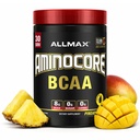 ALLMAX Nutritie AMINOCORE BCAA Powder, 8.18 Grams de Aminoacidi, Intra si Post Workout Recovery Drink, Gluten Free, Ananas Mango, 315 g