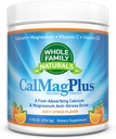 Supliment de magneziu de calciu - CalMag Plus cu vitamina C & D3 - Gluten gratuit, non OMG-uri, aroma de mandarine portocalie - Cal Mag Drink - Supliment de calciu cu magneziu pentru calm natural