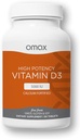 Omax3 Vitamina D3 5000 UI + Calciu, 90 zile de aprovizionare, oase puternice, mușchi și articulații, Heart Health, Imunitate, Non OMG, No Gluten, Nu Soy (Nou Pachet) - 90 comprimate (90)