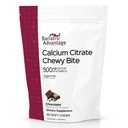 Bariatrie Avantaj Citrate de calciu Chewy Bites 500 mg - Foarte absorbabil & Digestible - Vitamina D3 - Supliment de calciu ușor de mestecat - Aroma de ciocolată - 90 Conte
