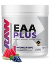 RAW EAA Plus, Aminoacids Powder, Pepene verde de struguri (30 Serviri) - Pre Workout Amino pulbere de energie pentru rezistenta avansata, Recuperare si crestere musculara Lean - BCAA Aminoacidi Supliment pentru barbati si femei