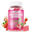 Glutatione Supliment Colagen Gummies: L-glutamină conține vitamine C, E, D&B12 Glutatione Gummies 1000mg pentru anti-îmbătrânire și consolidarea oaselor