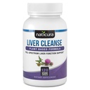 Liver Cleanse Plant-Based Formula - Vegan Full-Spectru Supliment cu Milk Thistle, Vitamina C și Zinc pentru funcția hepatică și suport imunitar - 120 capsule - Fără umpluturi sau OMG-uri