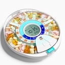 Upgraded Automatic Pill Dispenser pentru Vârstnici cu alarma: Smart Pill Dispenser Machine cu 28-Slot, Mix-Proof Tech & XL LCD, Enhanced Durability for Daily Medicine Management