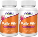 Suplimente now, Daily VitsTM, O tabletă zilnică cu luteină & Licopen, 100 comprimate (Pachet de 2)