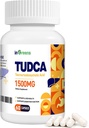 Pure TUDCA Supliment 1500 mg, High Pure Taursodeoxicolic Acid Bile Sare, Liver Support for Liver Cleanse Detox și reparații, Non OMG, Easy to Swallow, Made in USA, 60 Capsule