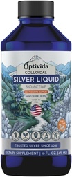 Optivida Health Lichide de argint natural (16 Oz) 