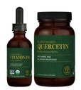 Global Healing Center - Vitamina D3 5000UI & Querbetin 250mg - Susţine oasele şi sistemul imunitar, sănătatea respiratorie