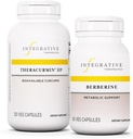 Integrative Therapeutics Bundle with Berberine, 60 Capsules & Theracurmin HP, 120 Capsule - Berberine for Metabolic Supplement That's 27x More Biodisponibile*