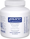 Pure Encapsulations Pancreatic Enzyme Formula - Enzime digestive pentru digestia - consolidează sănătatea gută * - Capsule de livrare vizate - Gluten gratuit & non- GMO - 180 capsule