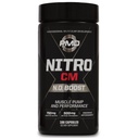 MPD Sport Nitro CM Oxid de azot cu Agmatine Pre Antrenament Supliment - Creștere musculară și pompa musculară cu L Arginine - Rezistență Boost pentru formare hardcore și culturism Preworkout (180 capsule)