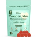 Oamenii de plante WonderCalm Gumies ciuperci - naturale Ashwagandha Suplimentul la stres usor si excitare pentru adulti fara zahar, gluten sau culori artificiale, Vegan-prietenos, Peach Aroma (Dimensiune proces)