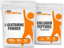 Suplimente vrac L-glutamină 500g + Colagen Peptides 500g Bundle