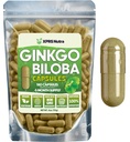 XPRS Nutra Ginkgo Biloba Capsule - Gingko Biloba Suplimente încapsulate pentru Cogniție - Vegan prietenos Ginkoba Biloba - Imunitate Boosting Ginkgo Biloba Capsule - 180 Conte