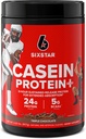 Șase stele Casein Pulbere de proteine Elite Pulbere de proteine cazeină Micellar pudra de proteine cazeină pentru câștig muscular Triple Ciocolată Pulbere de proteine, 2 lbs (26 Servings) (Package May Vary)