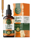 HERBAMAMA Lions Mane Tincture - Vegan Focus & Nerve Support with Lion's Mane Mushroom Extract - Hericiu Erinaceus Brain Supplement - Non-GMO, Alcool & Sugar-Free - 84-Day Suppliment