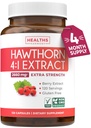 Super-potent Hawthorn Berry Extract capsule - Hawthorn Berry Supliment făcut din concentrat de putere suplimentar pentru a sprijini inima și sănătatea digestivă - Vegan non-GMO & Gluten gratuit (4 lună de aprovizionare)