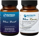 Capsule albastre de nutrichel Metilen - Boost and Renew (2 produs Bundle)