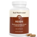 Capsule Reishi Mushroom Reishi - Extracte de ciuperci organice alese manual - Reishi roşu pentru wellness zilnic tranchilizant cu beta glucani Vegani verificaţi, non-GMO, fără umplutură cu cereale, 200 ct