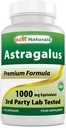 Cele mai bune capsule naturale Astragalus, 1000 mg, 120 conte