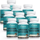 2400 MG Glutatione Softgels lipozomal Glutatione, Absorbţie maximă, Forma activă L-glutatione redusă (GSH), cu acid hialuronic, Resveratrol, Antioxidanţi principali pentru detoxifiere, creier, sistem imunitar, 600 Softgels