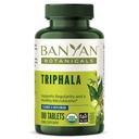 Banyan Botanics Triphala Tablets - Organic Triphala cu Amla, Haritaki & Bibhitaki 