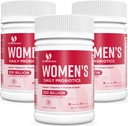 Probiotice pentru femei - 300 Miliarde CFU Probiotic, 12 tulpini Probiotice cu cranberry, Femeile selectate Probiotice pentru Vaginal, Urinal, Echilibrul pH-ului, Diaree, Digestive Gut & Immune Health - 180 Capsule