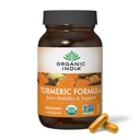 INDIA ORGANIC Curcumin Turmeric cu Pepper negru - Supliment Turmeric organic si Supliment Curcumina, Capsule Turmerice, Suport Comun si Sistem Imun, Root Intreg, Trikatu - 90 Capsule