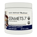Hoste Defense Stamets 7 Mushroom Powder - 7 Specie Blend - supliment de ciuperci pentru suport imunitar cu Royal Sun Blazei, Cordyceps, Reishi, Maitake, Lion's Mane, Chaga & Mesima - 7 oz (133 Servings) *