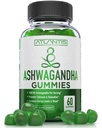 Atlantis Nutritie Ashwagandha Gummies - 1500 MG Per Serving - Promoveaza calmul, imbunatateste starea de spirit, imbunatateste nivelurile de energie si intari sistemul imunitar - Formulat cu vitamina D &amp; zinc - Vegan 60 Conte