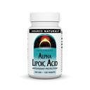Sursa Naturals Alpha Acid lipoic susţine metabolismul sănătos al zahărului, funcţia hepatică şi generarea energiei* - 100 mg - 120 comprimate