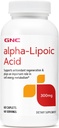 GNC Acid alfa-lipoic 300mg, joacă un rol important în metabolismul energiei celulare, 60 Conte