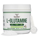 L Glutamina pulbere 1.1lbs (100 serviri de 5 Grams fiecare - a treia parte testat L-Glutamine pulbere) Nearomat, Keto, Vegan prietenos (cu Scoop) pentru exercitii de rezistenta si sanatate Gut de lemn dublu