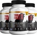 Tribal Force X Extra Force Supliment natural, 60 comprimate, Gluten gratuit, non-GMO, 30 zile de aprovizionare (3)