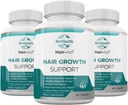 Labs Cresterea parului Vitamine Supliment pentru cresterea mai grosa a parului,180 capsule - Amestec nutritiv de vitamina E, Cetona zmeura, Fier & Saw Palmetto pentru a reduce pierderea parului pentru ambele femei si barbati.