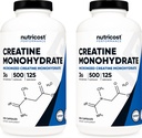 Nutricost Creatina Monohidrat 3000 mg Servire, (750 mg per capsulă), 500 capsule (2 flacoane)
