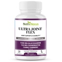 Glucosamină Chondroitin MSM Supliment comun cu Turmeric & Boswellia - Suport comun pentru bărbați și femei - Promovează mobilitatea - Flexibilitate și confort 